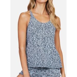 NEW The Upside Womens L US10 Spacewalker‎ Sweater Tank Sapphire Blue Racerback